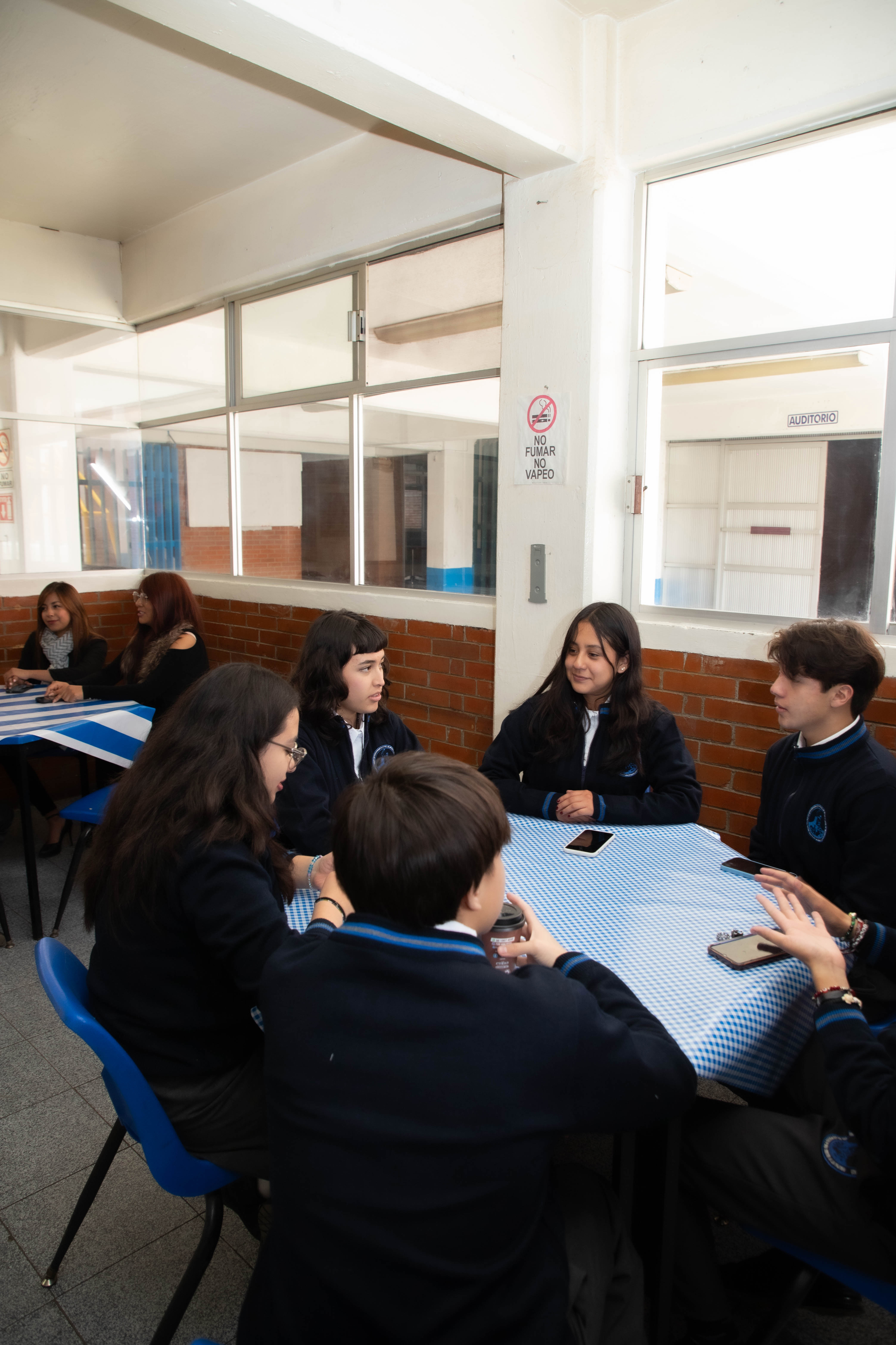 Cafetería mesas